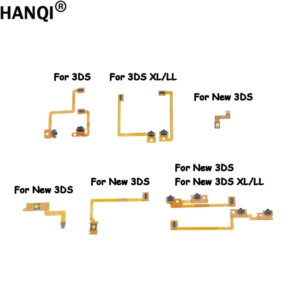 1Set Replacement Flex Ribbon Cable For 3DS 3DSLL XL New 3DS LR Button Power Switch Speaker Mic Audio Sensor Repair Parts
