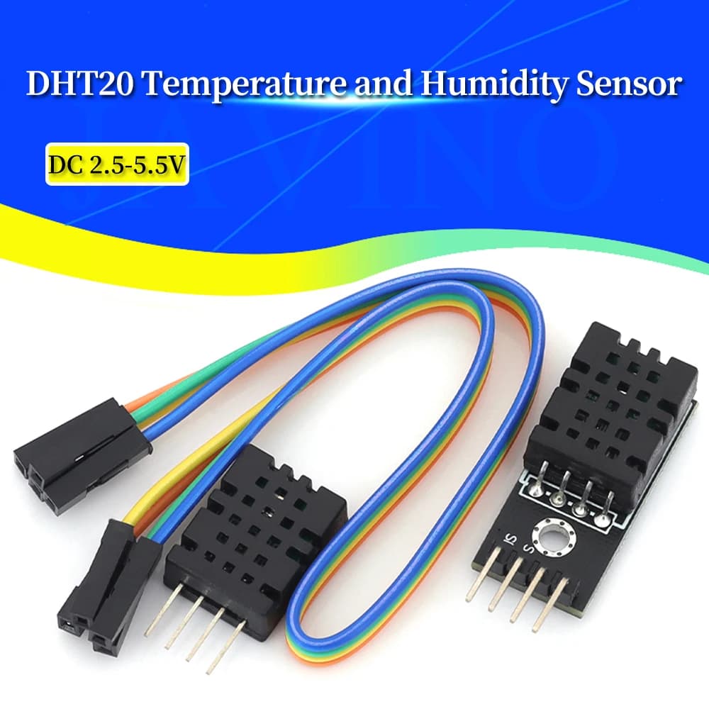 Javino DHT20 IIC Temperature and Humidity Sensor Module with Digital Signal Output Replaces DHT11 for Arduino
