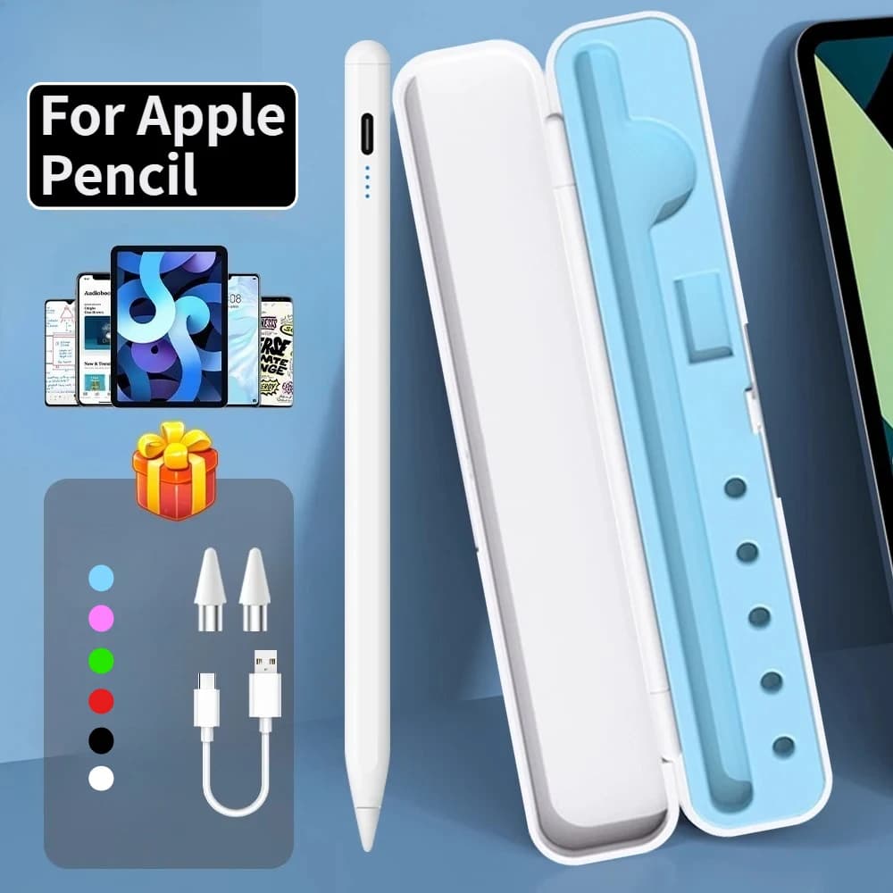 Stylus Pen for Apple IPad with Palm Rejection, Tilt Sensitivity Touch Pencil for IPad Pro 13 M4 Air 11 M2 Mini 7 6 10th 9th