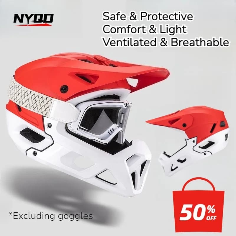 Ultralight and Breathable Enduro Integral Helmet Certificate for Men and Women, MTB Bicycle Helmet