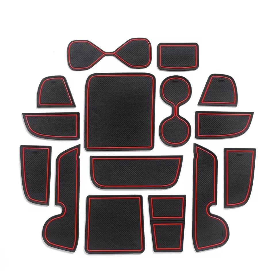 For Honda Vezel HR-V HRV 2021 2022 Anti-Slip Gate Slot Cup Zerbino Anti-Slip Pad Holder Interior Accessories