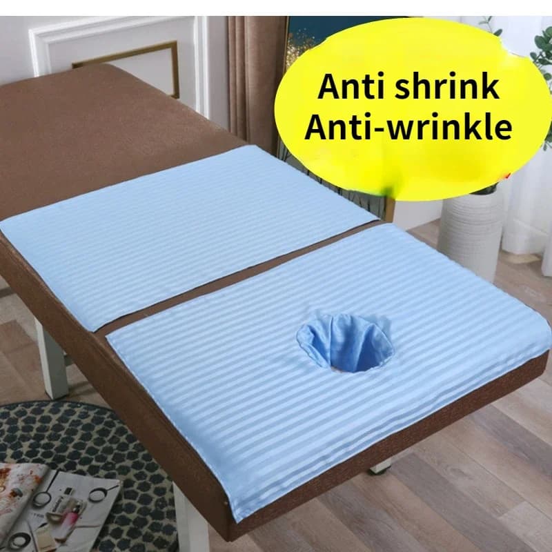 5 pezzi asciugamano da letto per salone di bellezza poliestere anti-restringimento anti-rughe tecnica di massaggio panno cuscino asciugamano massaggio sdraiato asciugamano