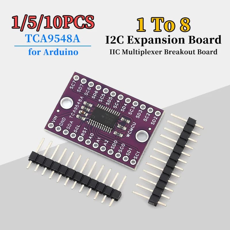 1/5/10PCS TCA9548A IIC 8 Channel Expansion Board I2C Multiplexer Breakout Board for Arduino