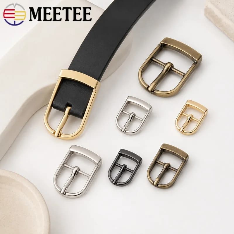 10/20Pcs 13-25mm Metal Belt Buckles Pin Clasp Webbing Adjuster for Bag Strap Shoes Handbag Leather Craft Hardware Accessory Kit