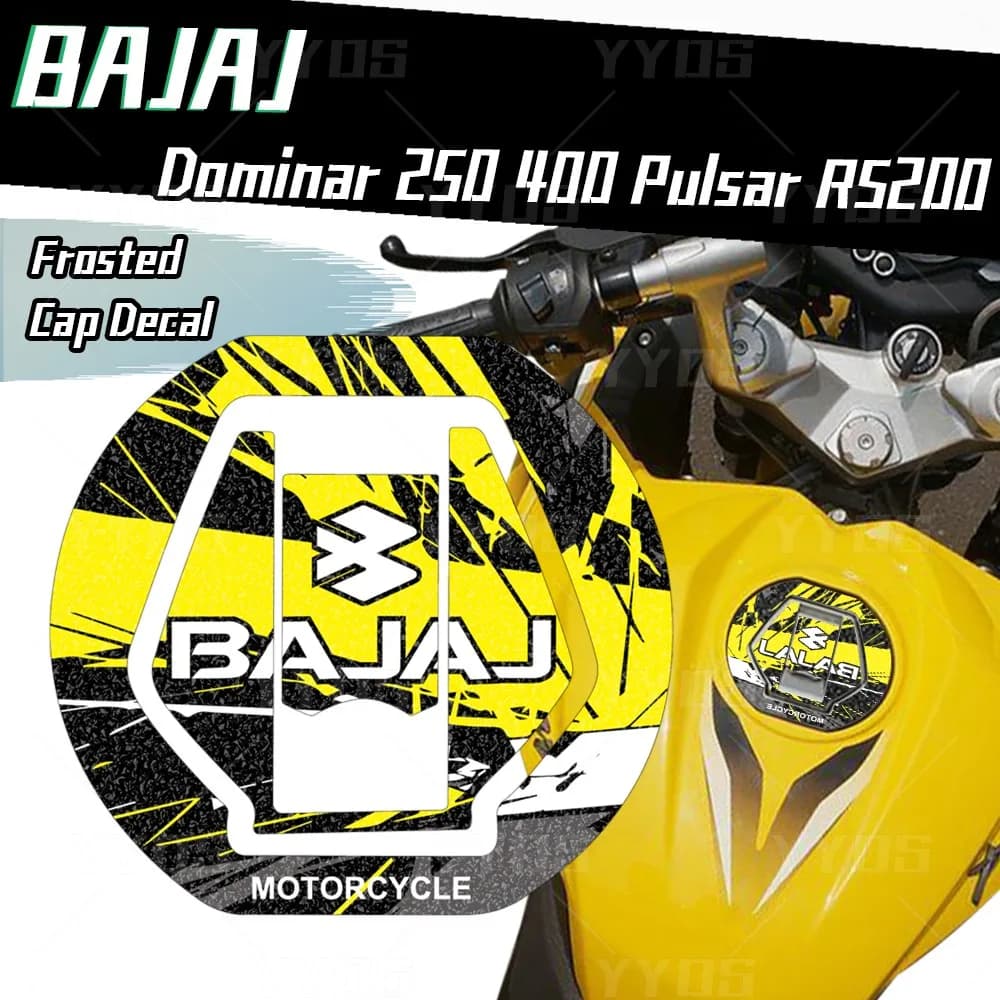Per Bajaj Dominar 400 250 Pulsar NS200 RS 200 NS-125 200ns Smerigliato Tappo Serbatoio Moto Adesivo Tappo di Copertura Della Protezione Impermeabile