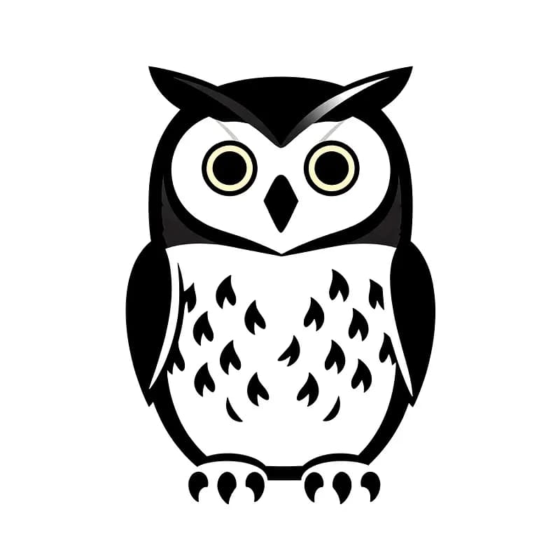 Owl Heat Transfer Vinyl HTV Iron On Patch DIY Clothing Decal Craft Transfer Film for T-Shirt Sticker and Bags for Scrapbooking