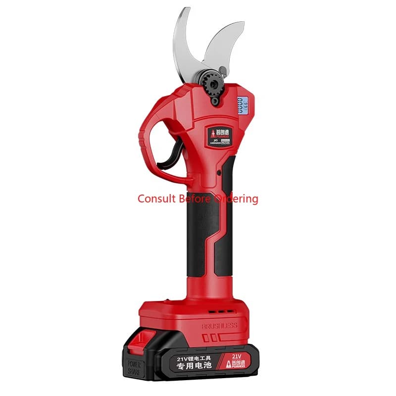 Potting Shears for Fruit Trees Battery Powered Rechargeable Power Lithium Battery Shelf Scissors Gardening Coppers Electric Power Supply