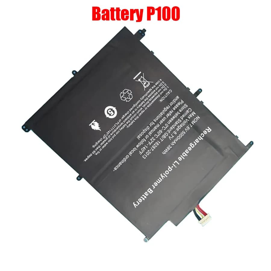 Batteria del computer portatile per DEXP per Navis P100 7.6V 5000mAh 38WH 10PIN 7 linee Nuovo