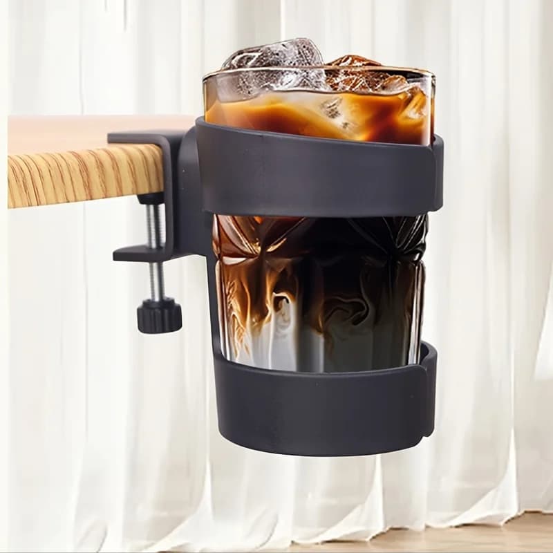 1 adjustable table cup holder, magnetic bandages, water bottle clip mounted on board, office organizer and home use