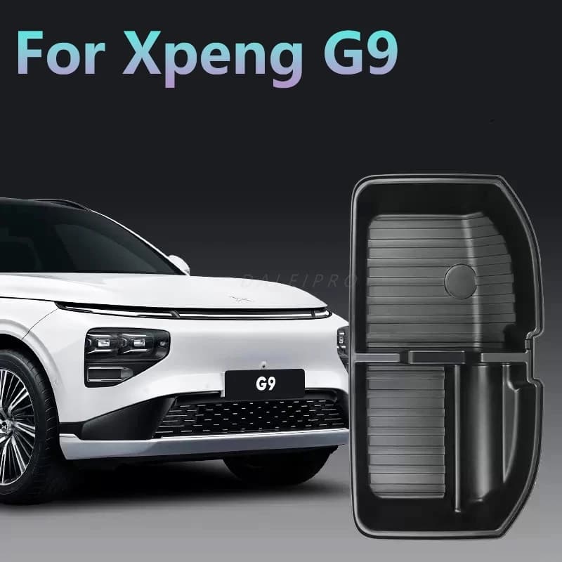 For Xpeng G9 Baule Front Box Storage Box Vane Organizer Waterproof Tray Resistant To Macchia Easy To Clean Edit Accessories