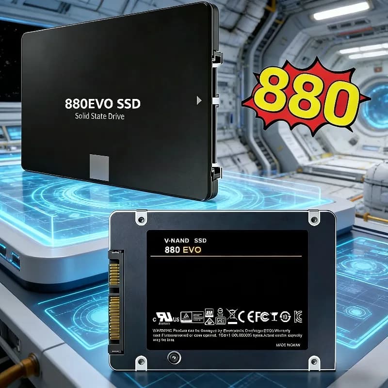 Nuovo SSD Lenovo 880 EVO 3.0 MLC 2.5 Pollici 2TB 4TB Unità a Stato Solido Interna Disco Rigido SATA per Laptop e PC Desktop