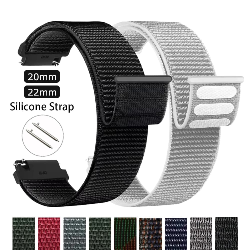 Cinturino in velcro 20mm 22mm cinturino ad anello per COROS PACE 4 cinturino ad anello intrecciato per braccialetti COROS PACE 3 2/APEX 4 2/APEX 2 Pro Correa