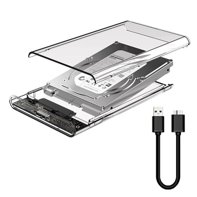 Hard Disk Boxs USB 3.0 tipo C 3.1 a SATA III Hard Disk Case 2.5 pollici HDD SSD Shell custodia esterna Hard Disk Box
