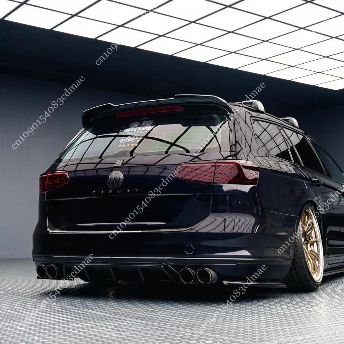 Per Volkswagen VW Passat B8 Variant 2015-2023 TDI TSI GTE Spoiler posteriore standard Bagagliaio di un'auto Tappi del tetto Coperchio alare Kit corpo Tuning