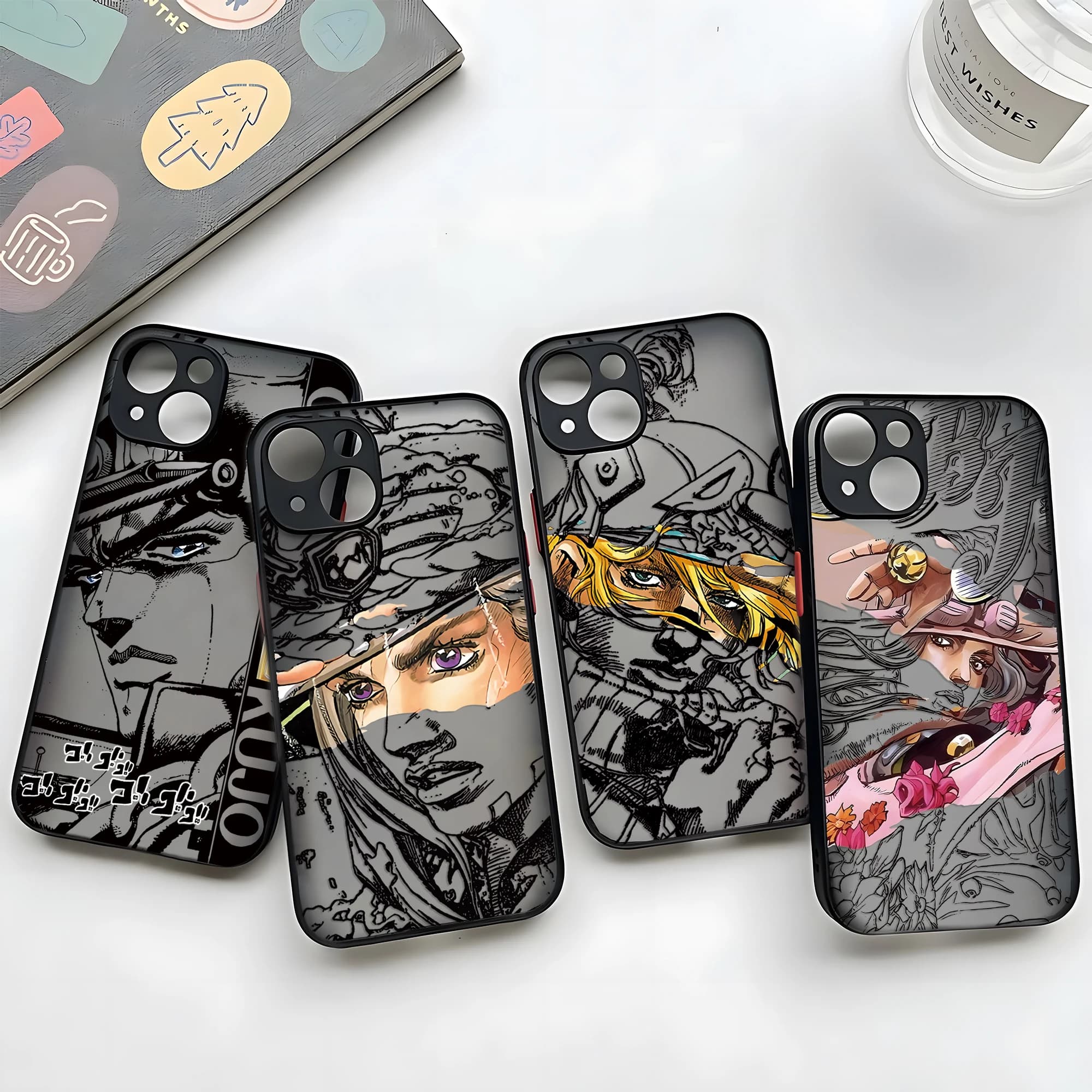 Phone Case For Steel Ball Run Jojo Gyro Zeppeli Xiaomi Redmi Note 14 13 12 12S 11 11S 10 10S 9T 9S 8 Pro Plus 4G 5G Matte Cover