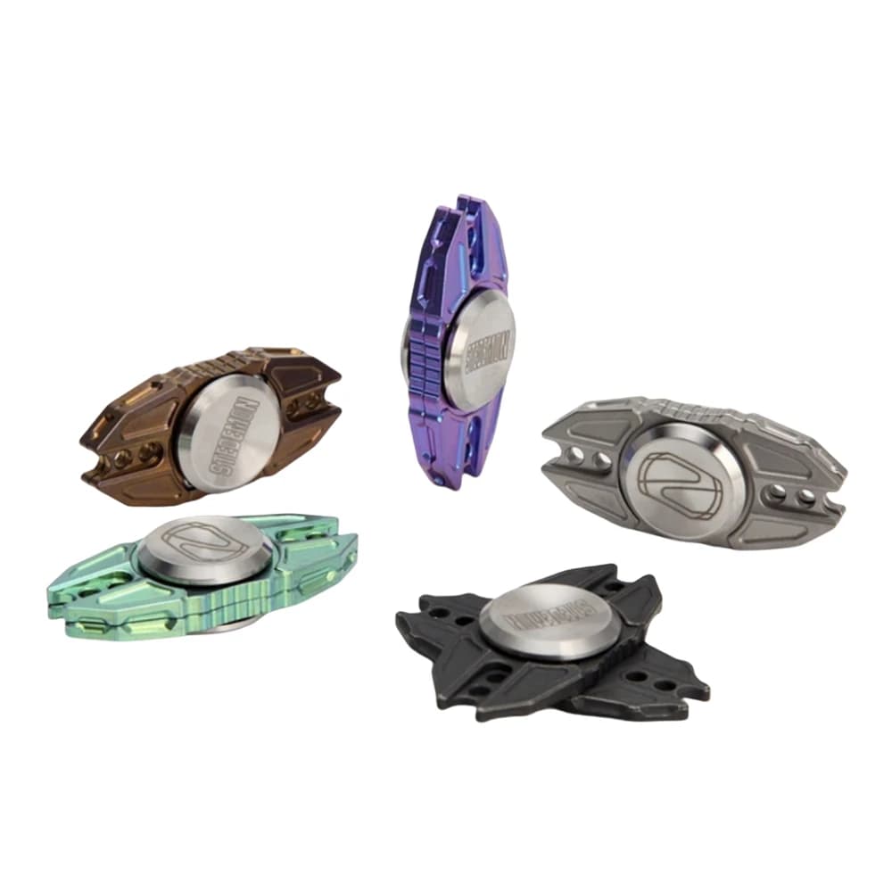 TACRAY Lega di Titanio Fidget Spinner EDC Giocattoli Slider Antistress Mano Spinner per Adulti Bambini ADHD Ansia Sollievo Giocattoli Sensoriali
