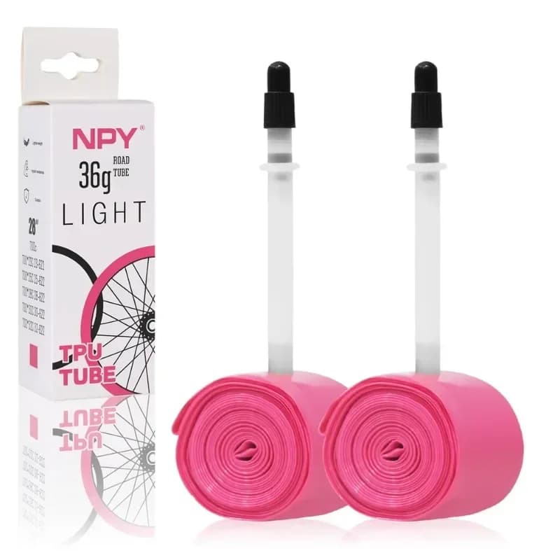 NPY Road bike air chamber 28G36G for road bike 700C 23C 25C 28C 32C 35C Ultralight TPU tube 45/65/85MM Presta Valves