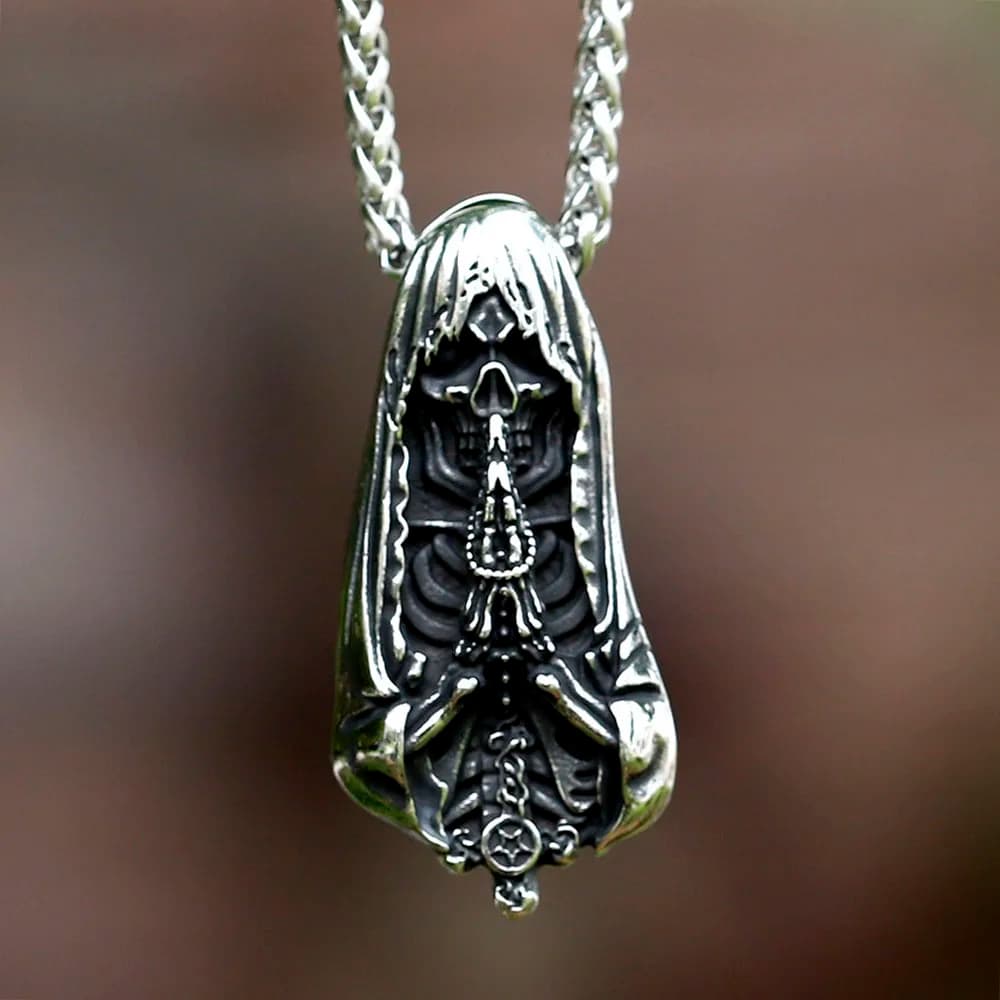 2023 nuova collana con ciondolo teschio da uomo in acciaio inossidabile 316L moda punk vintage per accessori per adolescenti regalo per feste spedizione gratuita