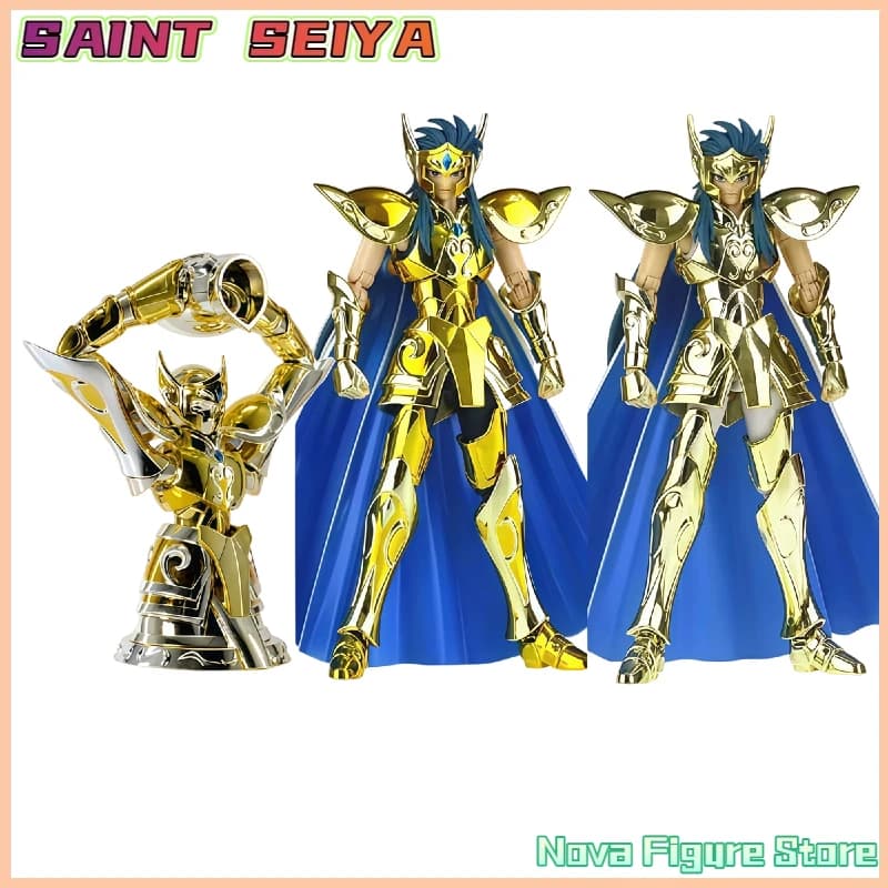 In Stock Expressive CS Aquarius/Saint Clothes Hanger Head Sculpture EX Saint Seiya Myth Model Action Figure Toys CollectionGift