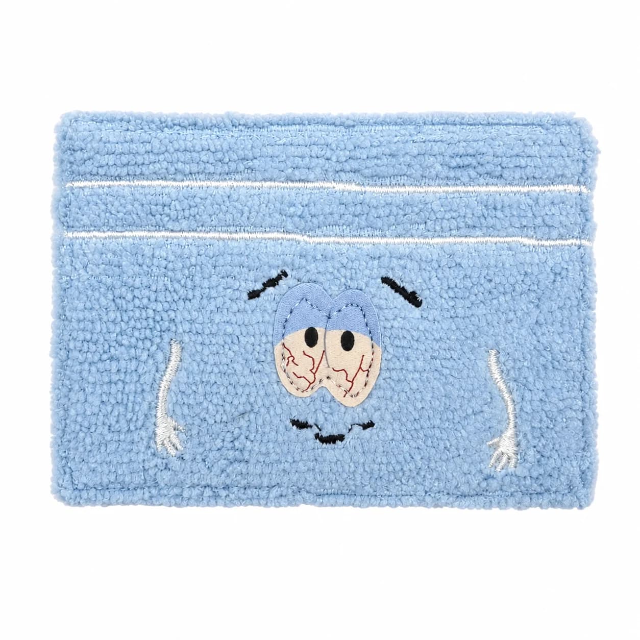 Cute Small PU Leather Card Holder, Ultra Thin 3 Slot Passport Wallet, Embroidery ID Credit Bank Card Case Purse for Women Men