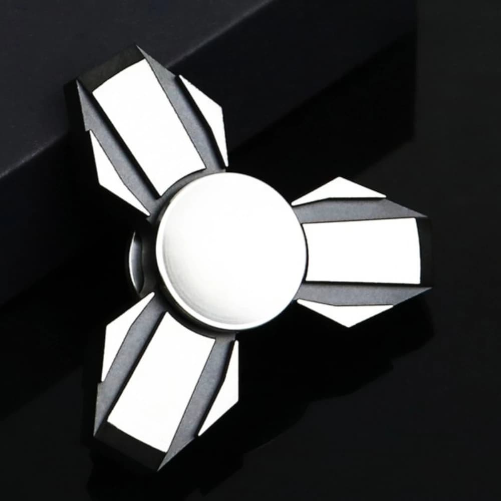 Fidget Spinner in Metallo Transformers, Giocattolo Antistress Girevole per Bambini, EDC per Alleviare l'Ansia