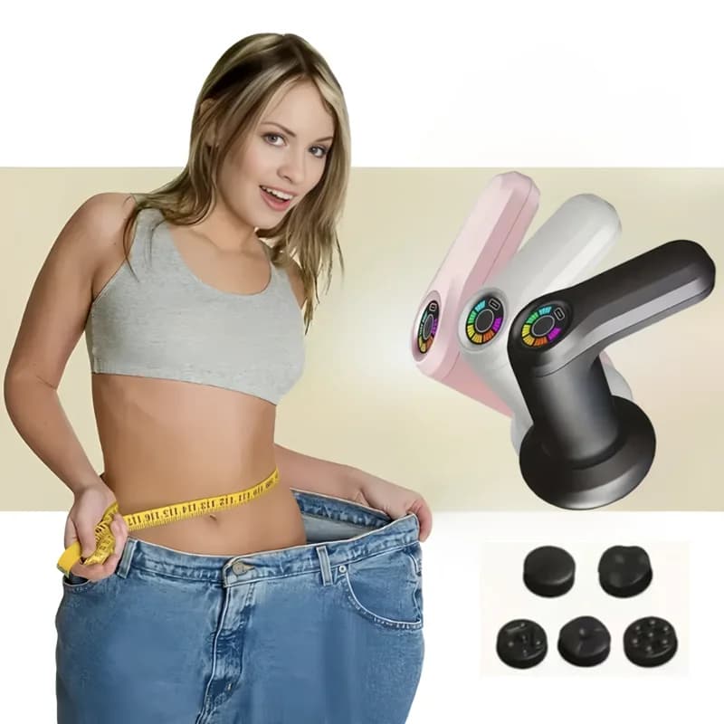 2025 Anti-cellulite massager for the whole body updated 5 portable heads - Pistol for body fat burner for neck/life/shoulder