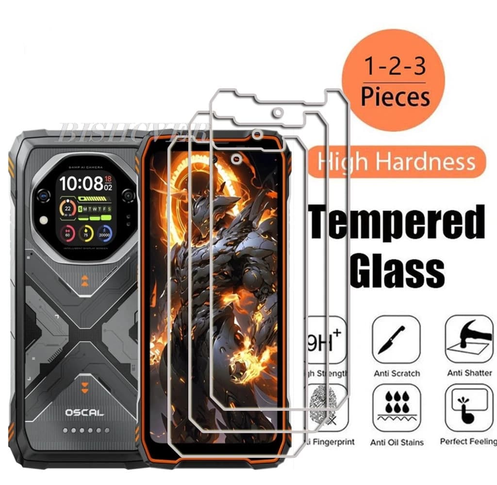 Per Blackview Oscal Tank 1 6.78 "Protezione in vetro temperato su Blackview Oscal Tank 1 Pellicola proteggi schermo per smartphone