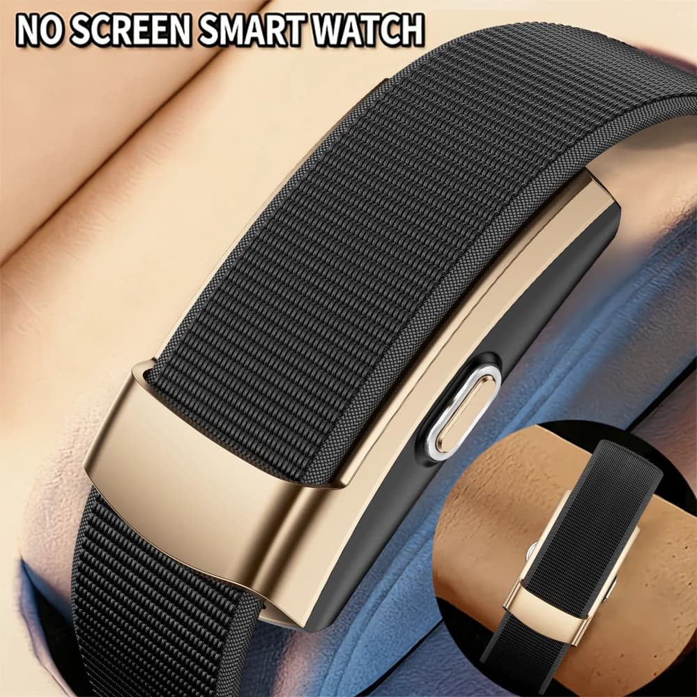 Smart Band Braccialetto Nuovo Tracker Fitness Sportivo Monitor Sonno Frequenza Cardiaca Ossigeno Sangue Contapassi Senza Schermo Smartwatch 2026 Donna