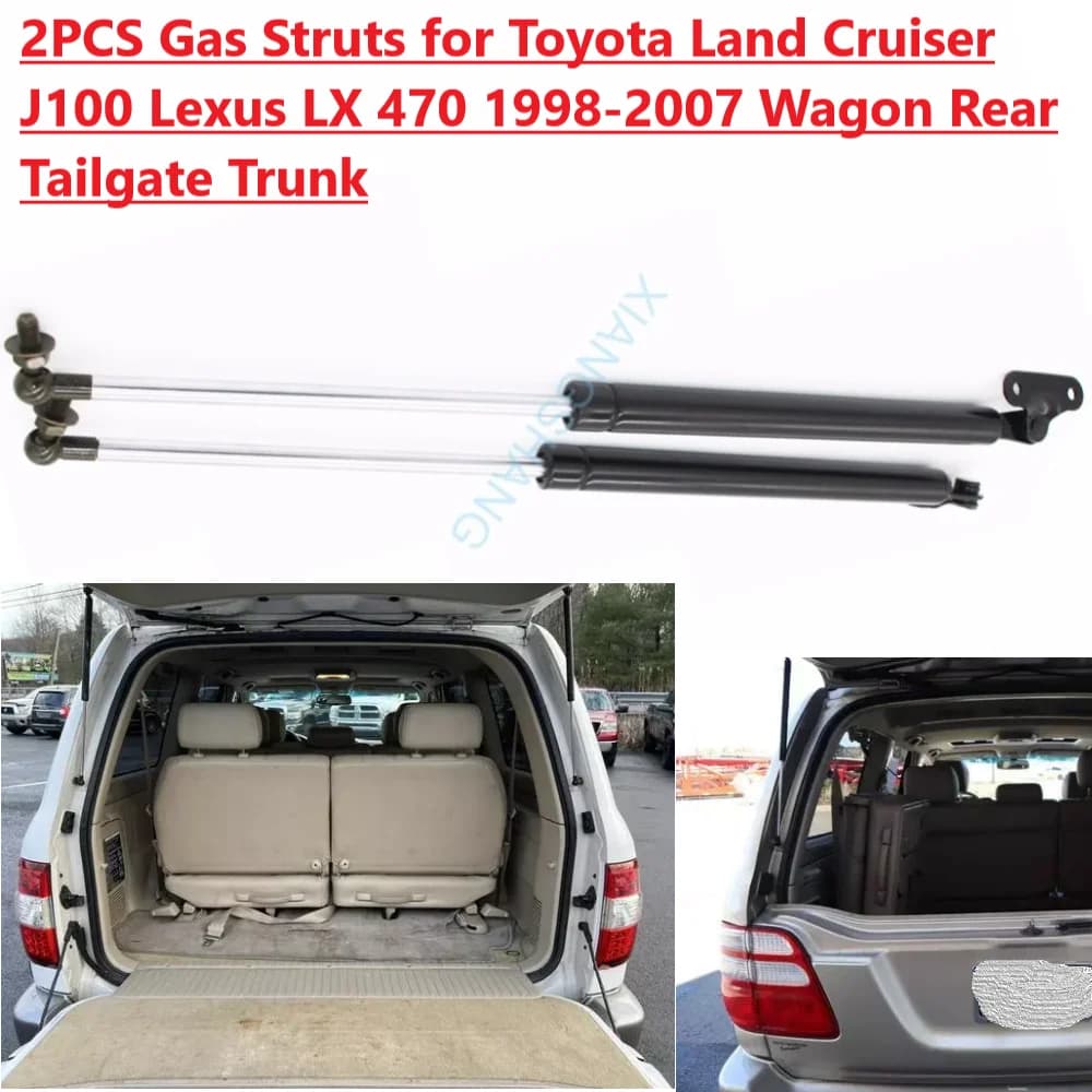 Porta posteriore Soggiorno Ammortizzatore Per Toyota Land Cruiser J100 Lexus LX470 1998-2007 Portellone Posteriore Boot Molla A Gas Struts Prop Ascensore Supporto