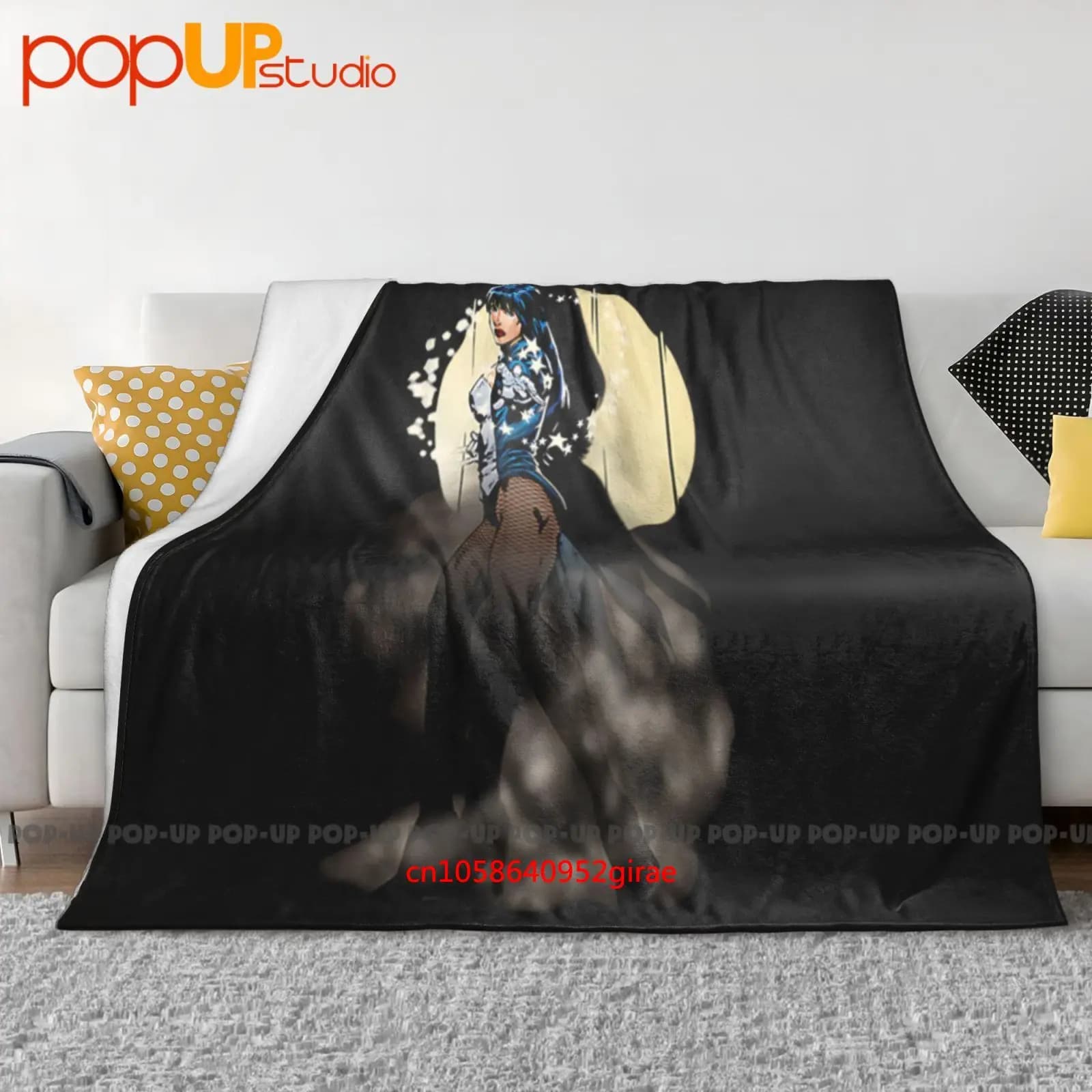 Jla Zatanna Illusion Coperta ultra morbida trapunta invernale Copridivano Copriletto