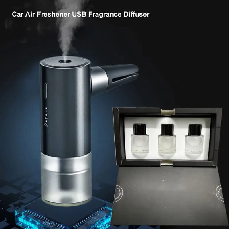 Car Grip Clip for Perfume Deodorant for Environments USB Fragrance Diffuser Home Odor Distributor Aromatherapy Perfume Air Diffuser Gift