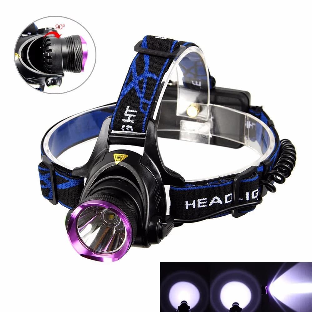 T6 LED 1000Lumen 3 modalità luci da pesca per esterni faro per bicicletta faro per bicicletta
