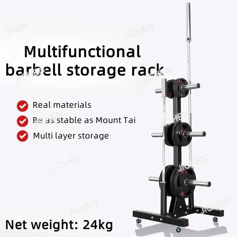 JC weight trolley for plates and dumbbells, mobile fitness equipment for gym, large weight trolley for barbells and discs.