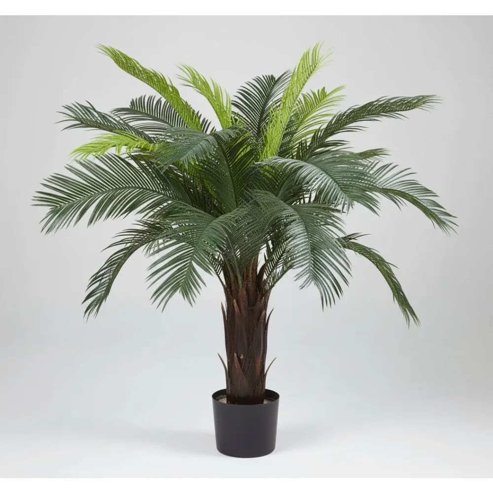 3 Foot UV Resistant Artificial Cycas Tree for Indoor and Outdoor Green Plants