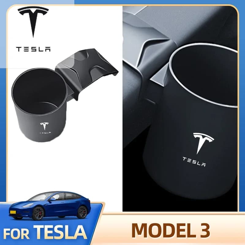 Per Tesla Model 3 Highland 2025 Portabicchieri rinfrescato Portabicchieri per conducente e passeggero Modifica auto all'ingrosso Un adesivo per auto
