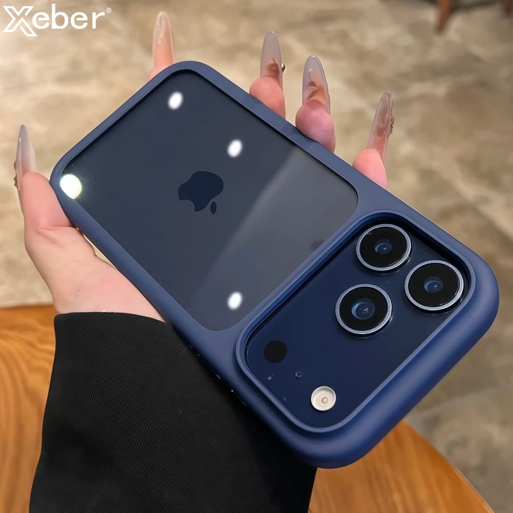Transparent phone case with touch button for smart camera for iPhone 17 Pro Max 17 Pro 17 Pro 17 Cover transparent shockproof Air Funda