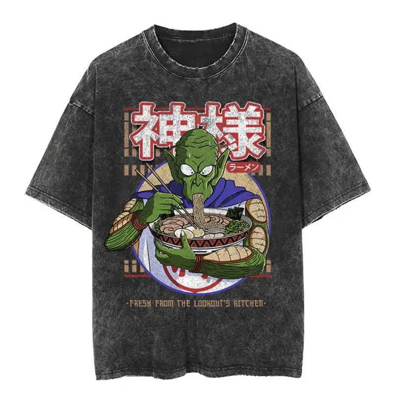 Maglietta in Cotone Estiva 2026 Dragon Ball Z Anime Unisex Casual Streetwear con Stampa Grafica a Maniche Corte Tendenza Y2K