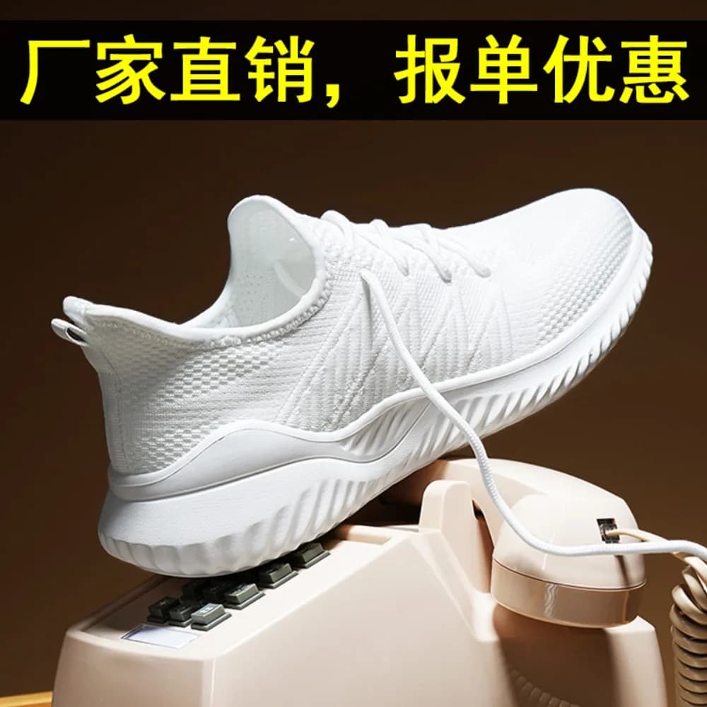 Scarpe casual da uomo, scarpe sportive, traspiranti per camminare e correre in primavera e autunno, scarpe da uomo, scarpe basse leggere