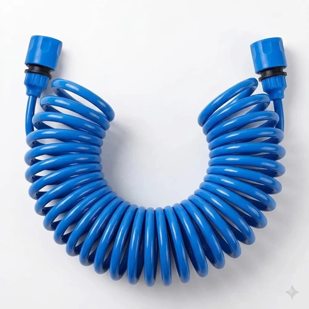 10m 15m Expandable Retractable EVA Garden Hose Portable Spring Water Pipe For Car Wash Flower Lawn Watering Curly Magic Pipe