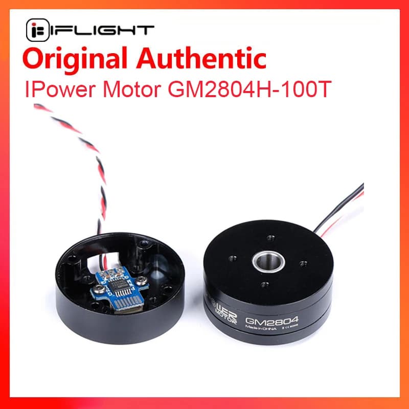 Motore cardanico brushless IFlight iPower GM2804H-100T GM2804 con codificatore AS5048A/custodia in alluminio per sistemi di stabilizzazione della fotocamera