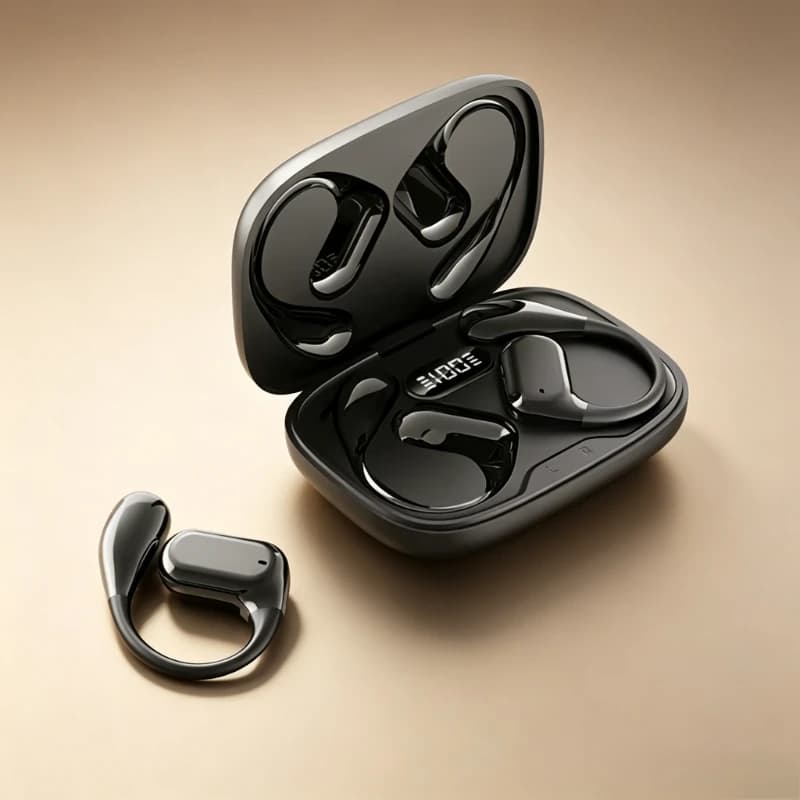 TWS Original Q11 Silicone in Ear Hanging Hook Sports Mobile Phones Microphone HD Call ENC Noise Reduction Wireless Bluetooth