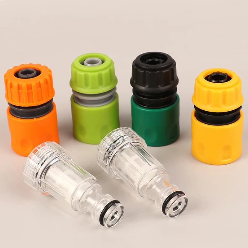 Car Washer Water Connector Filter With Nozzle Adapter Flexible Pressure Tube Pipe Fitting Garden Cleaning Equipment