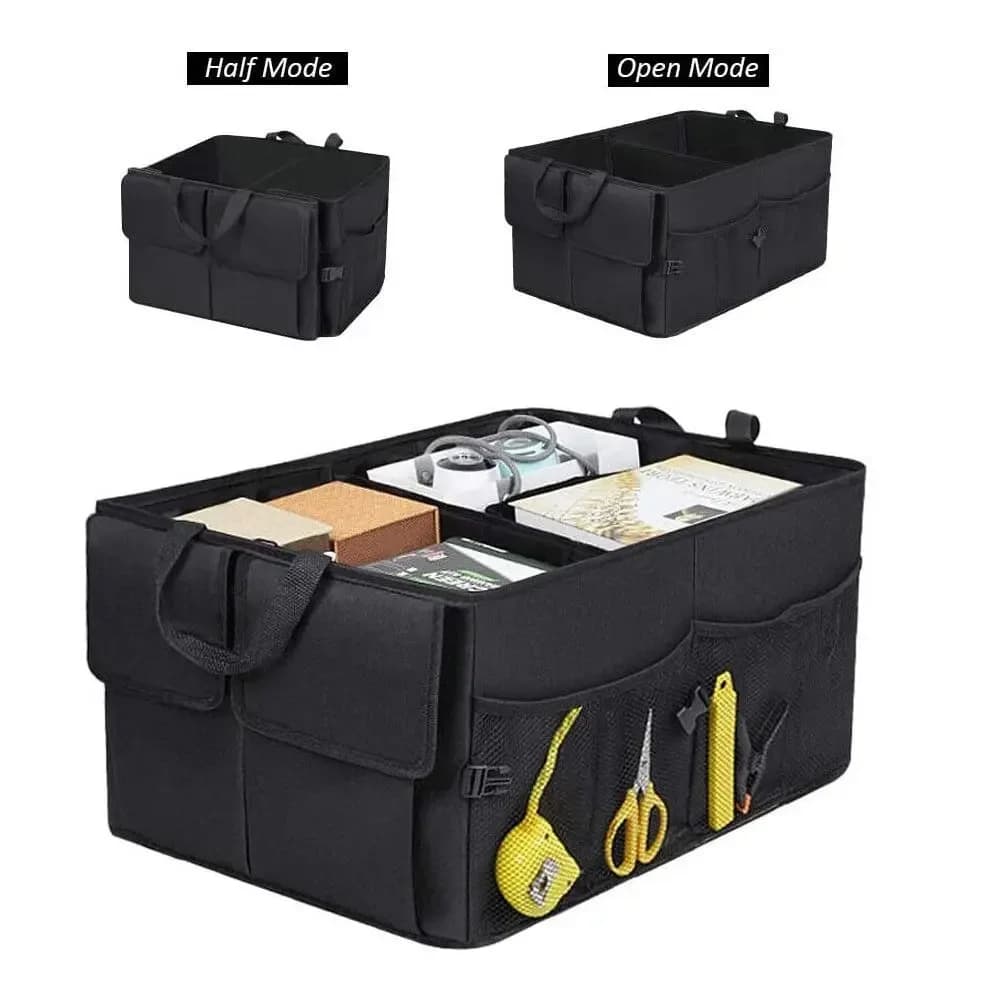Borsa portaoggetti per bagagliaio per auto Contenitore multifunzione pieghevole per attrezzi Borse portaoggetti per alimenti Scatola per bagagliaio per auto universale