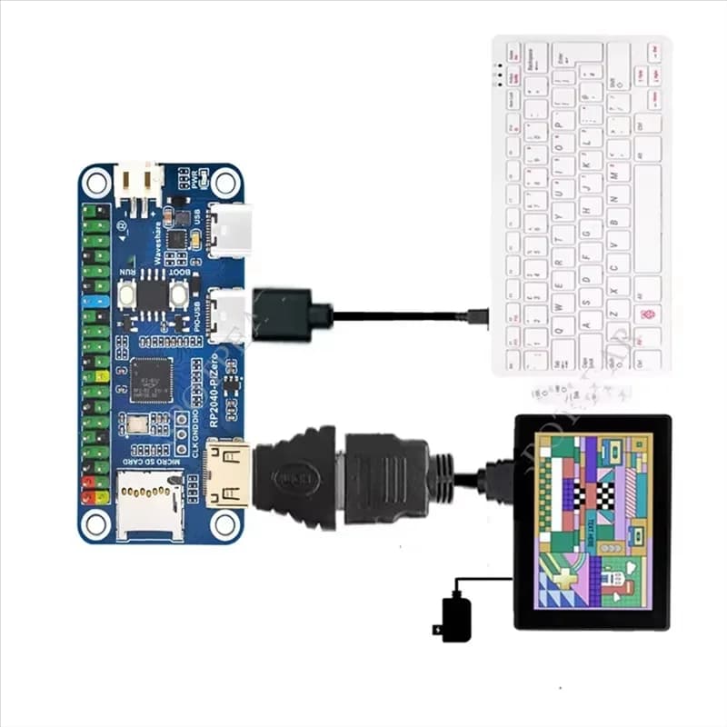 Exquisite-RP2040-Pi Zero Development Card Programming Card 16 MB Dual-core DVI inter processor based on Raspberry Pi 2040