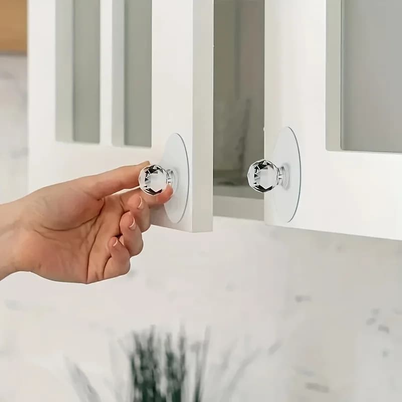 Maniglia senza punzonatura tipo cassetto attaccata al gancio della porta dell'armadio Gancio appiccicoso Porta scorrevole Maniglia per porta in vetro per armadio senza soluzione di continuità