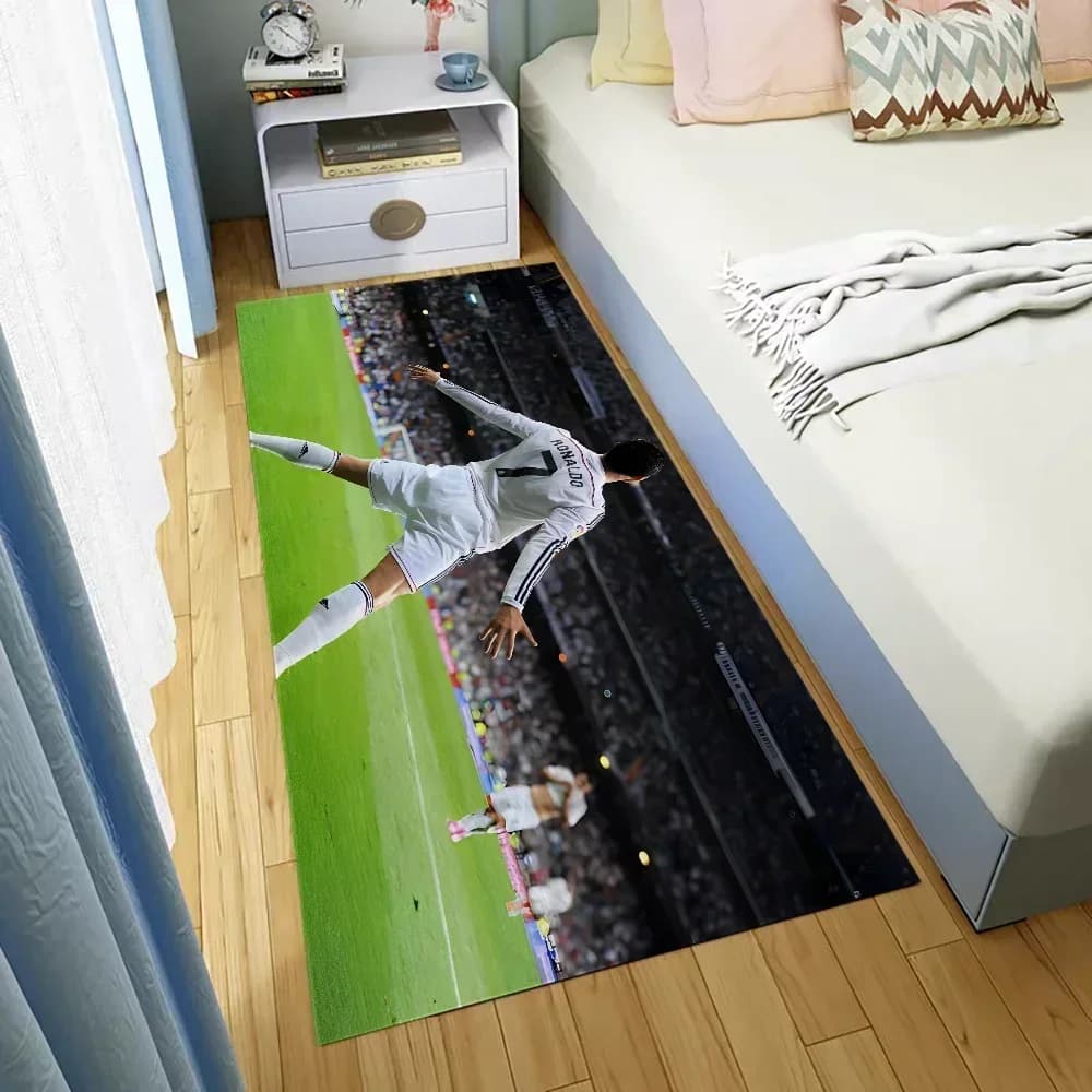 Cristiano Ronaldo Tappetino per porta d'ingresso per corridoio sul pavimento Tappetini da bagno Scelta zerbino esterno Porta d'ingresso Tappetino per cucina Casa