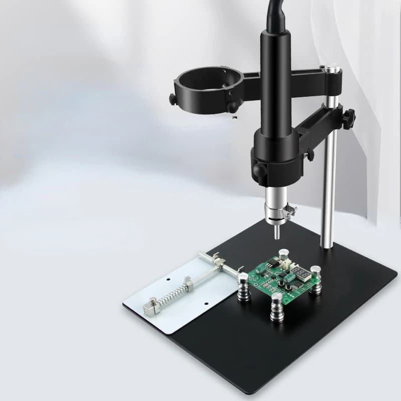 Piattaforma di riparazione del supporto della staffa del supporto del morsetto della pistola termica del ventilatore dell'aria calda per la stazione di rilavorazione BGA di fissaggio magnetico del circuito stampato