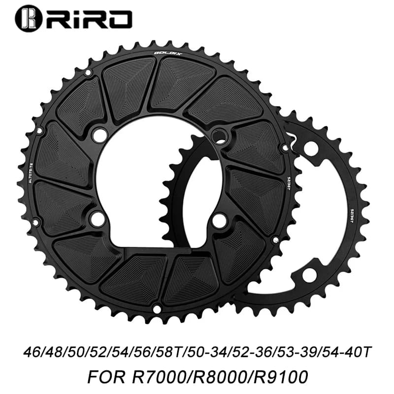 RIRO Corona Della Bicicletta per R7000 R8000 R9100 110BCD Ruota di Catena Della Bici Da Strada Ruota di Catena per SHIMANO 105 46T 48T 50T 52T 54T 56T