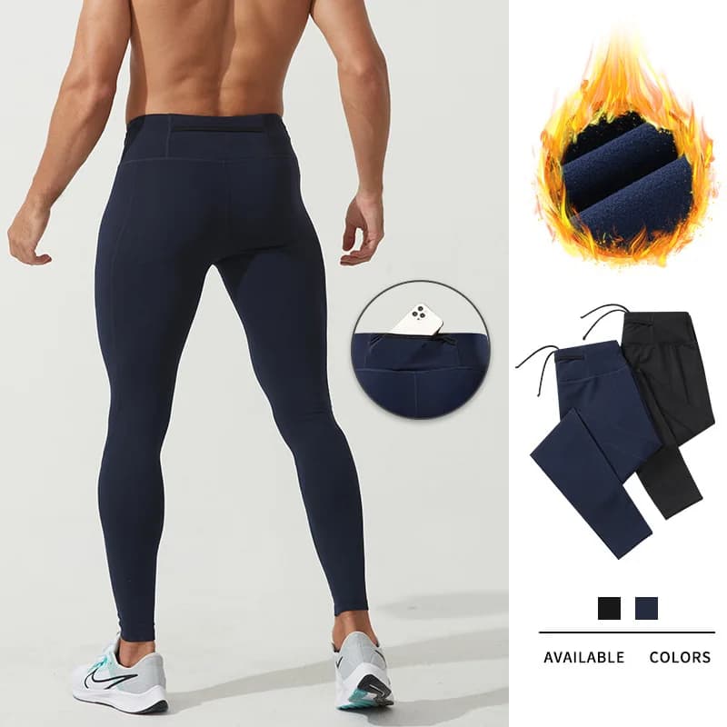 Pantaloni a compressione da allenamento Leggings da uomo Running Sport Pantaloni da allenamento fitness ad asciugatura rapida Abbigliamento maschile primaverile Collant da corsa