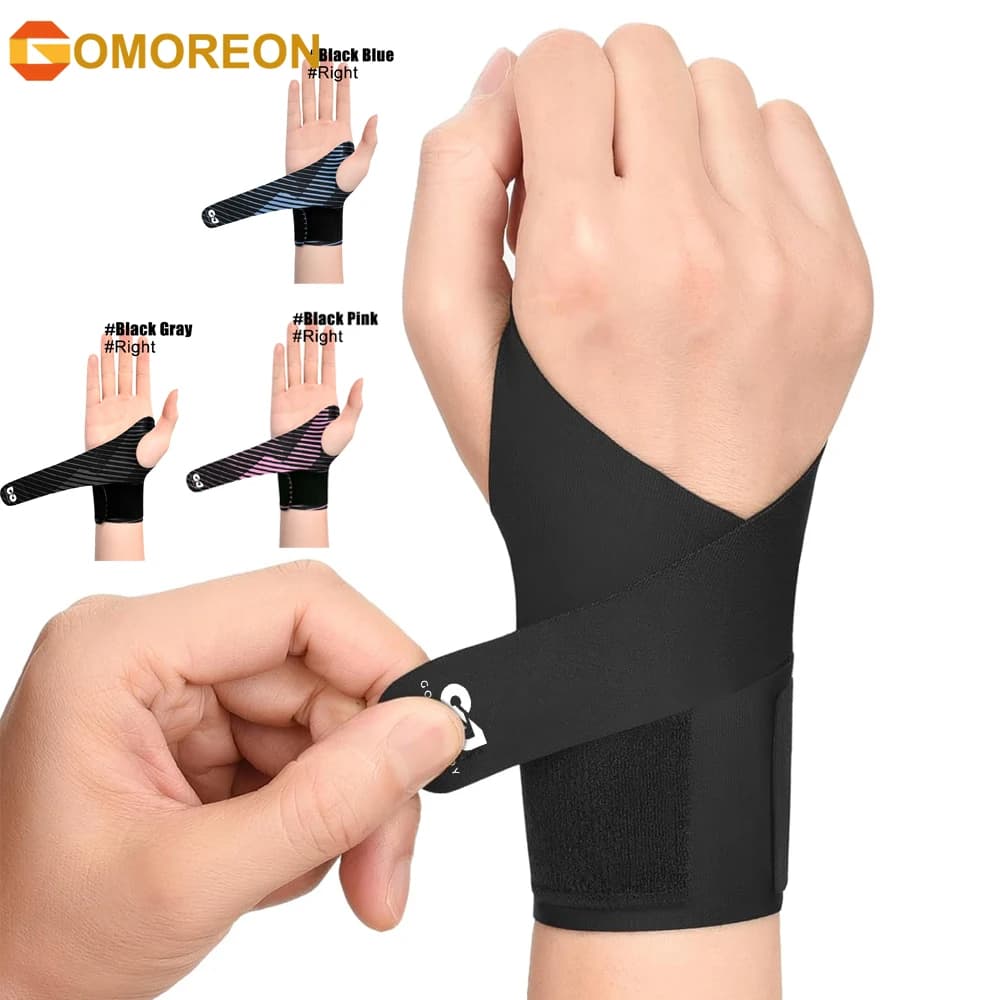 1PC Wrist Brace Support for Carpal Tunnel Pain Relief,Ultra Thin Elastic for Tear, Ulnar Wrist wraps Repetitive Wrist Use Injury